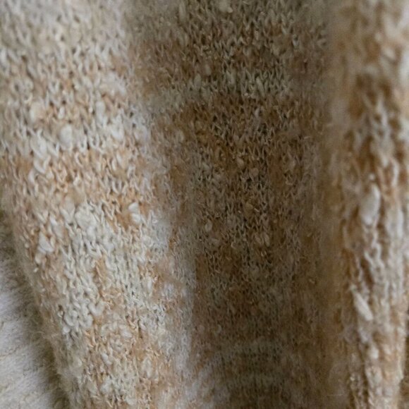 Joie Long Line Duster Aztec Subtle Print Neutral Cardigan Sweater Size M - Picture 4 of 6